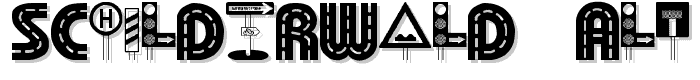 Schilderwald alt font